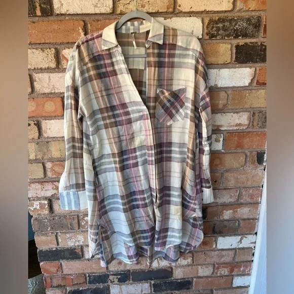 Free People Shirt Dress - Picture 4 of 11